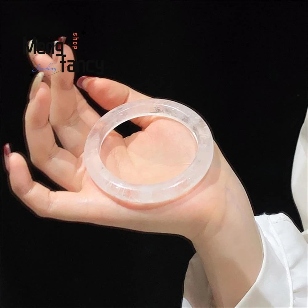 Madagascar Rose Quartz Bangle