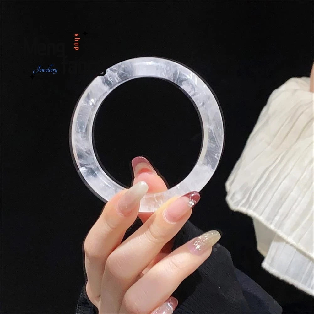 Madagascar Rose Quartz Bangle