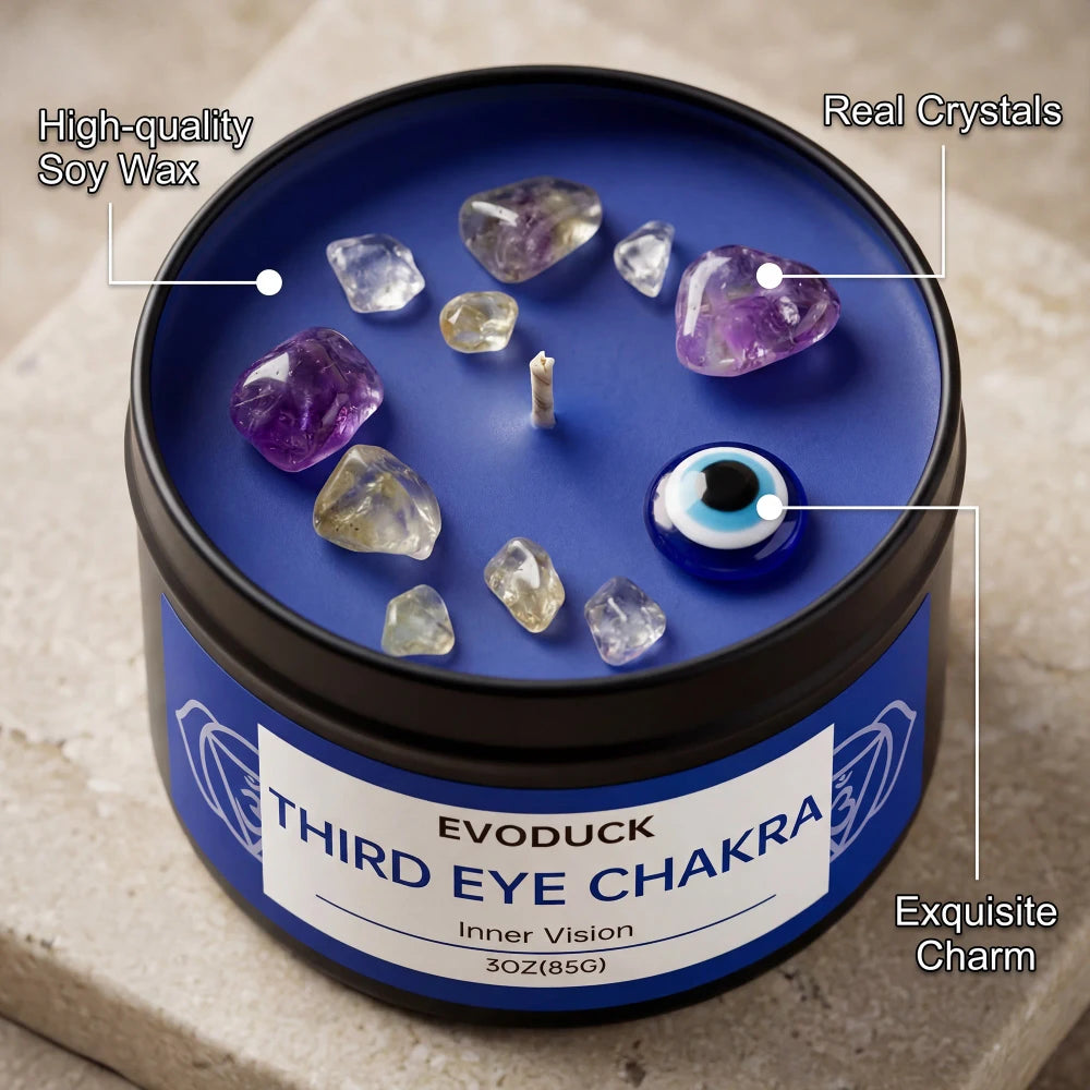 Evoduck Third Eye Chakra Candle